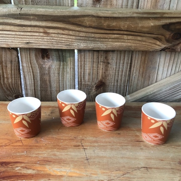 Set of 4 Starbucks 2013 3oz Espresso Demitasse Cups Mini Mugs - Picture 2 of 7